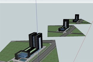 現(xiàn)代電力公司辦公建筑設(shè)計(jì) SU模型、效果圖與電力系統(tǒng)安裝一體化方案